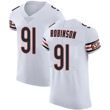 Top-selling Item] Chicago Bears Dominique Robinson 91 White Vapor Limited  3D Unisex Jersey