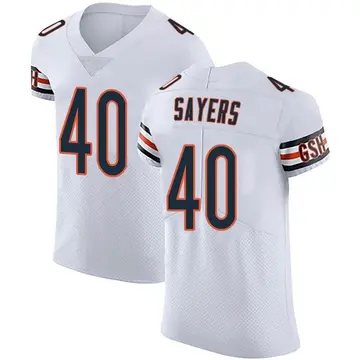 Men's Gale Sayers Chicago Bears Elite White Vapor Untouchable Jersey