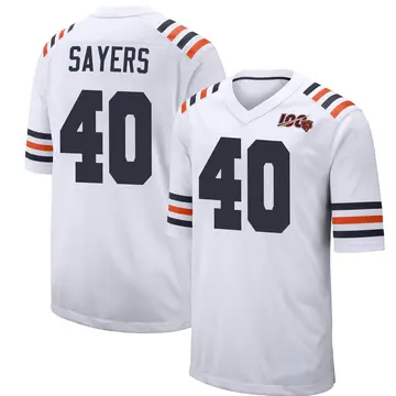 Mitchell & Ness Men's Chicago Bears Gale Sayers #40 Navy 1969 Throwback  Jersey