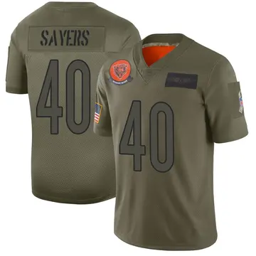 Men's Gale Sayers Chicago Bears Limited Camo 2019 Salute to Service Jersey