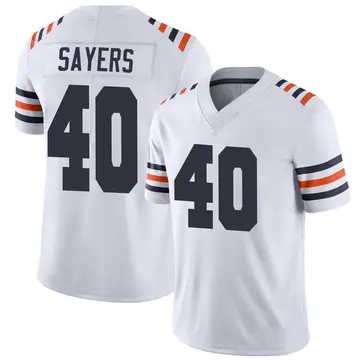 Men's Gale Sayers Chicago Bears Limited White Alternate Classic Vapor Jersey