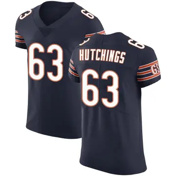 Men's Jaylon Hutchings Chicago Bears Elite Navy Team Color Vapor Untouchable Jersey