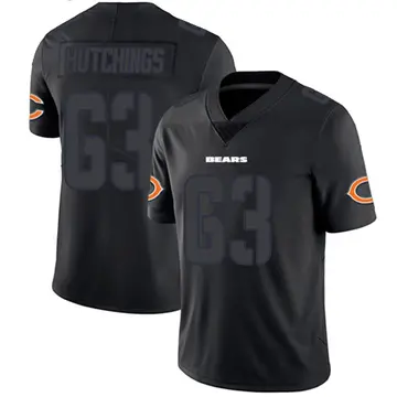 Men's Jaylon Hutchings Chicago Bears Limited Black Impact Jersey