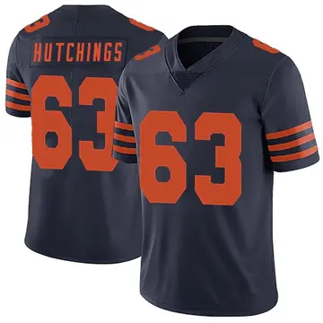 Men's Jaylon Hutchings Chicago Bears Limited Navy Blue Alternate Vapor Untouchable Jersey