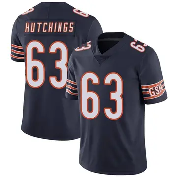 Men's Jaylon Hutchings Chicago Bears Limited Navy Team Color Vapor Untouchable Jersey