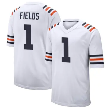 Nike Justin Fields Chicago Bears Youth White Alternate Classic Game Jersey