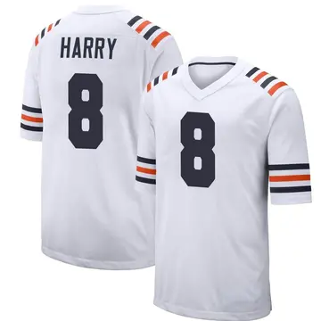 Top-selling Item] Chicago Bears N'Keal Harry 8 White Vapor Limited 3D  Unisex Jersey