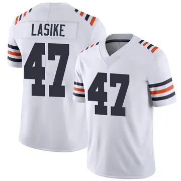 Men's Paul Lasike Chicago Bears Limited White Alternate Classic Vapor Jersey