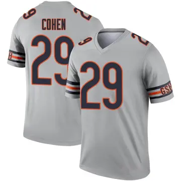 Limited Men's Tarik Cohen Navy Blue Jersey - #29 Football Chicago Bears  Rush Vapor Untouchable