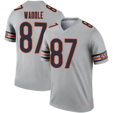 Elite Men's Tom Waddle Navy Blue Home Jersey - #87 Football