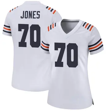 Men's Nike Braxton Jones Navy Chicago Bears Game Player Jersey