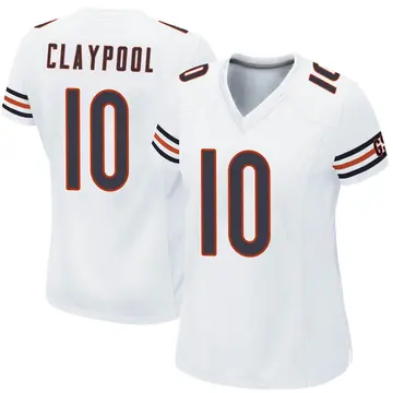 Women's Nike White Chicago Bears Custom Game Jersey