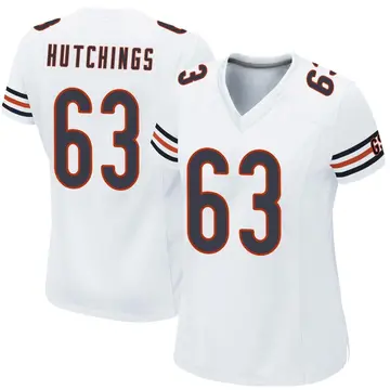 Women's Jaylon Hutchings Chicago Bears Game White Jersey