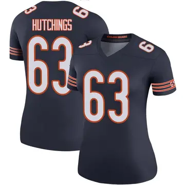 Women's Jaylon Hutchings Chicago Bears Legend Navy Color Rush Jersey