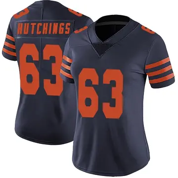 Women's Jaylon Hutchings Chicago Bears Limited Navy Blue Alternate Vapor Untouchable Jersey