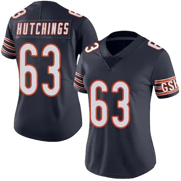 Women's Jaylon Hutchings Chicago Bears Limited Navy Team Color Vapor Untouchable Jersey