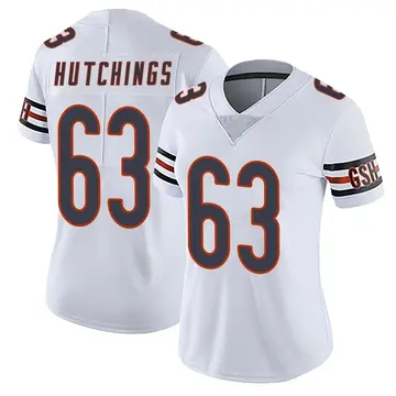 Women's Jaylon Hutchings Chicago Bears Limited White Vapor Untouchable Jersey