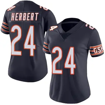 Nike Men's Chicago Bears Khalil Herbert #24 Vapor F.U.S.E. Limited Navy  Jersey